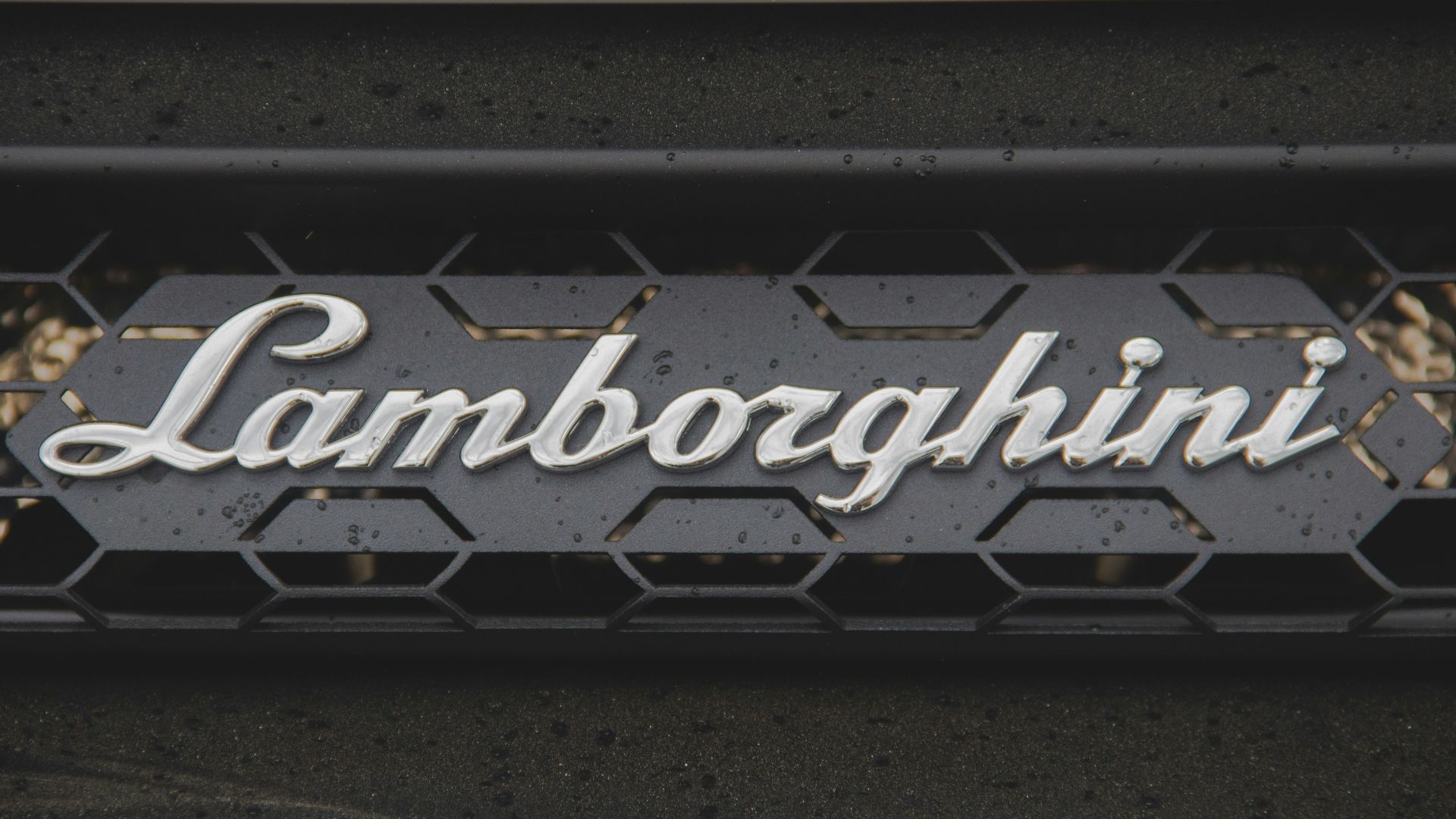 a close up of a grille on a vehicle