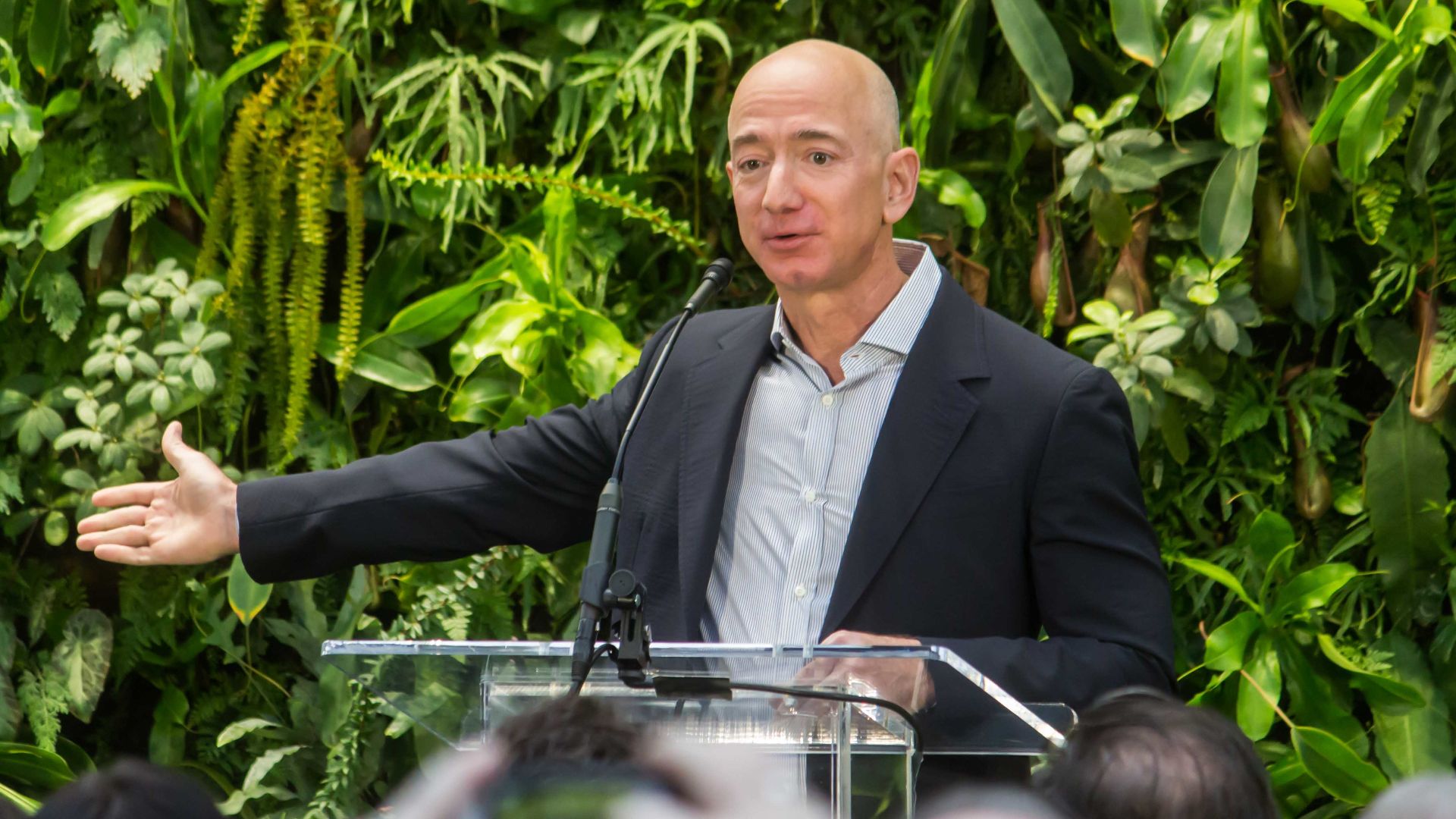 File:Jeff Bezos at Amazon Spheres Grand Opening in Seattle - 2018 (39074799225) (cropped2).jpg