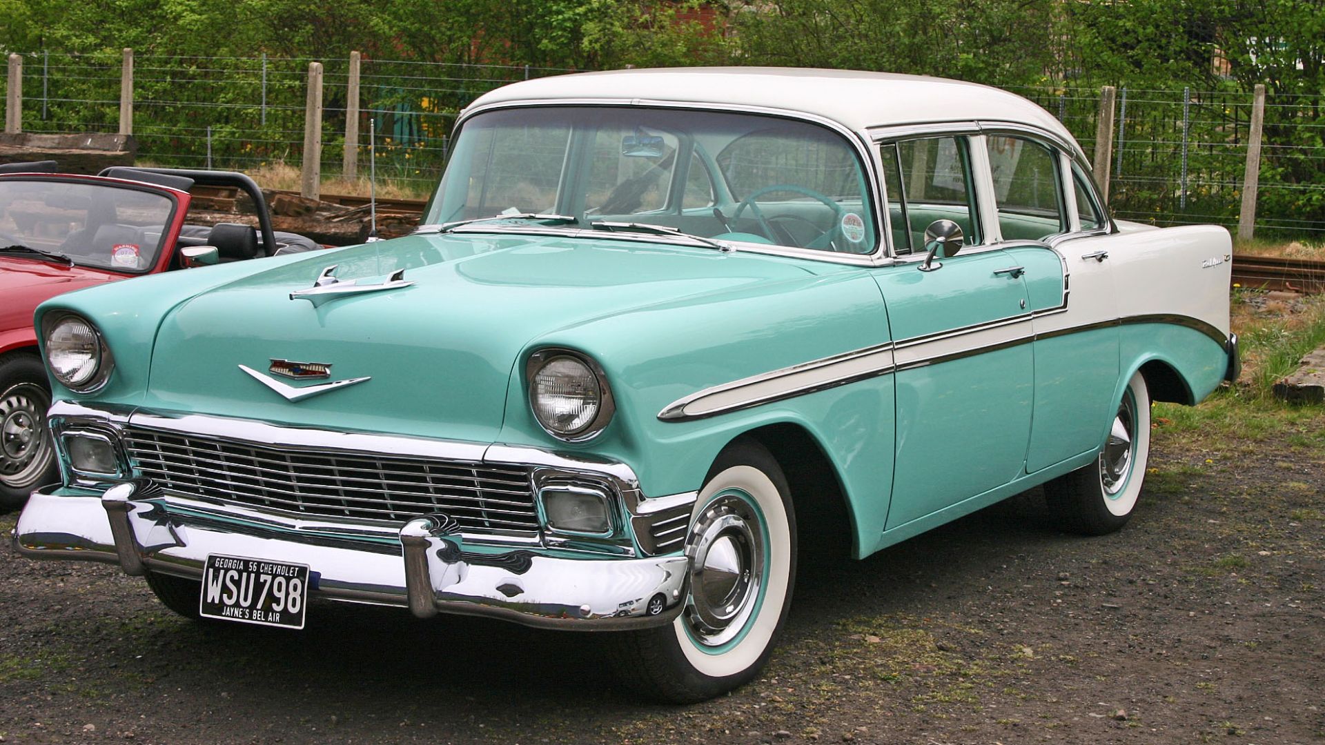 File:Chevrolet Bel Air 1956 4door Sedan front.jpg