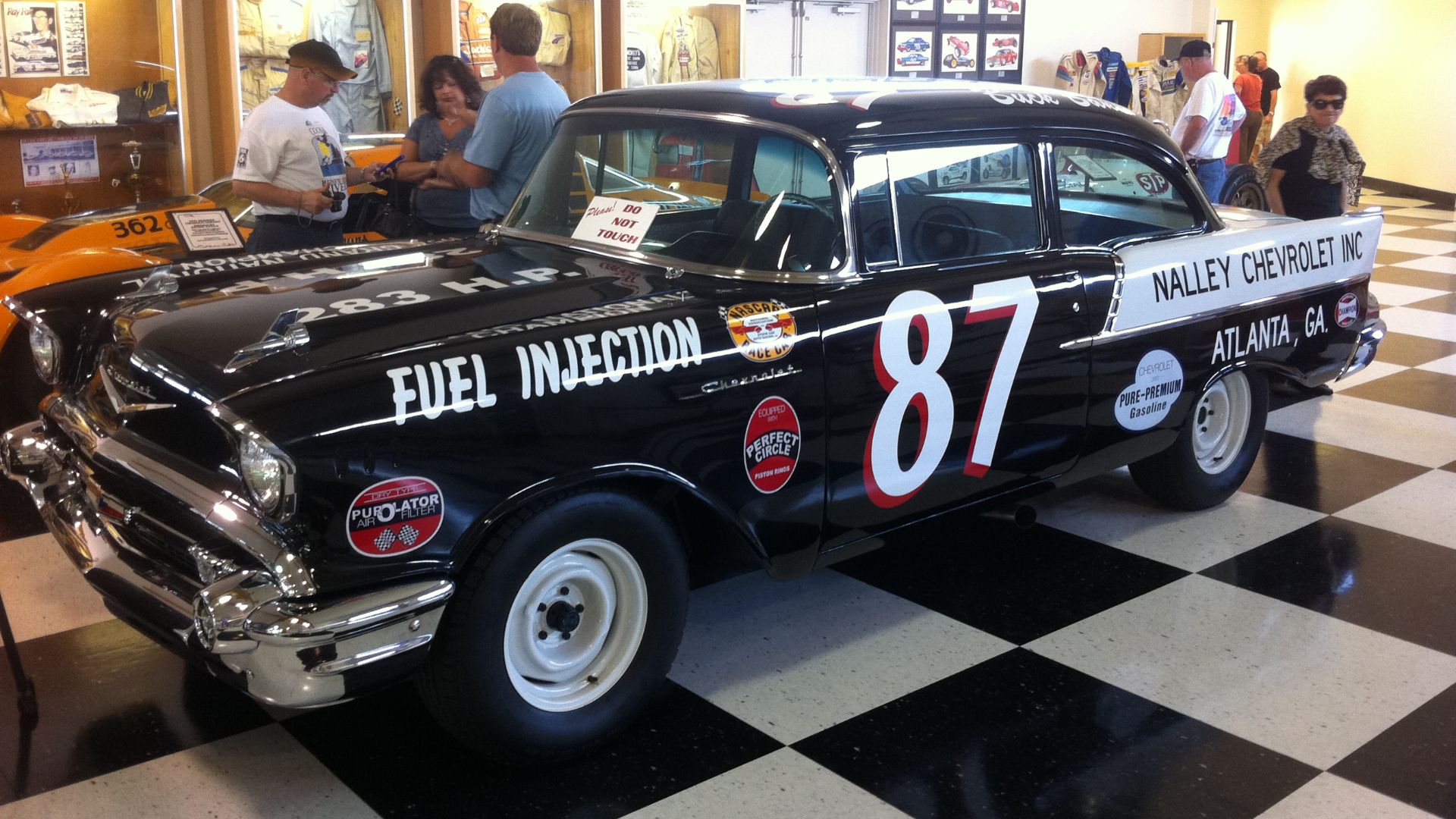 File:Buck Baker 1957 Chevy Bel Air International Motorsports Hall of Fame.jpg