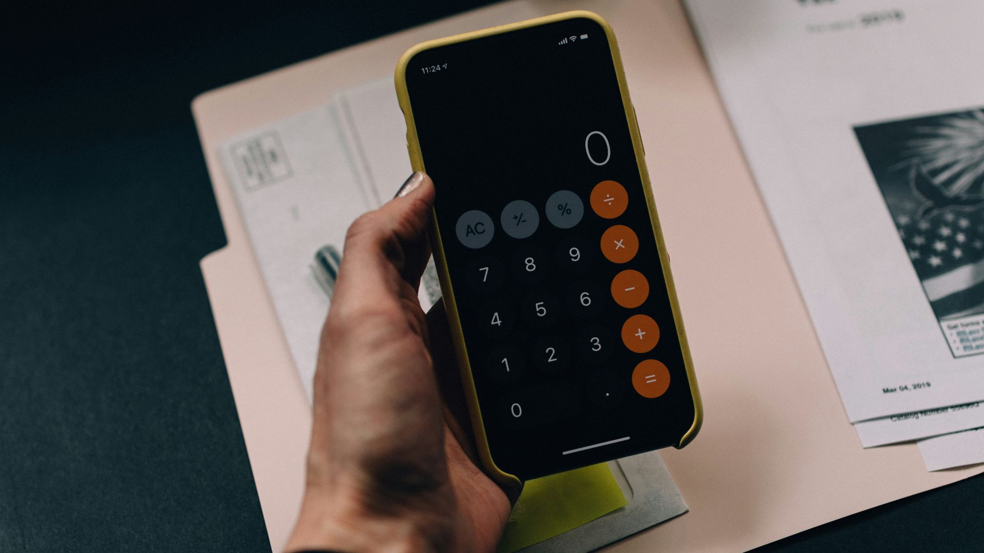 black Android smartphone