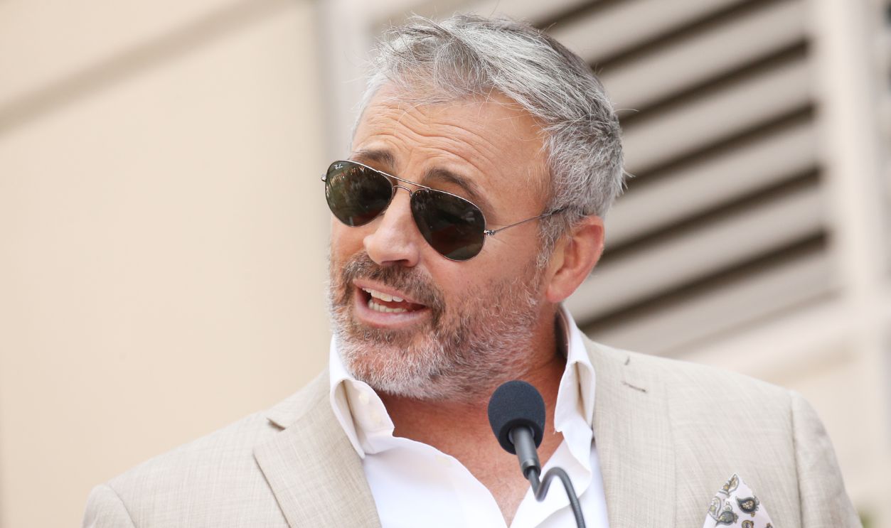 Matt LeBlanc speaks onstage at the ceremony honoring Stacy Keach with a Star on The Hollywood Walk of Fame held on July 31, 2019 in Hollywood, California
