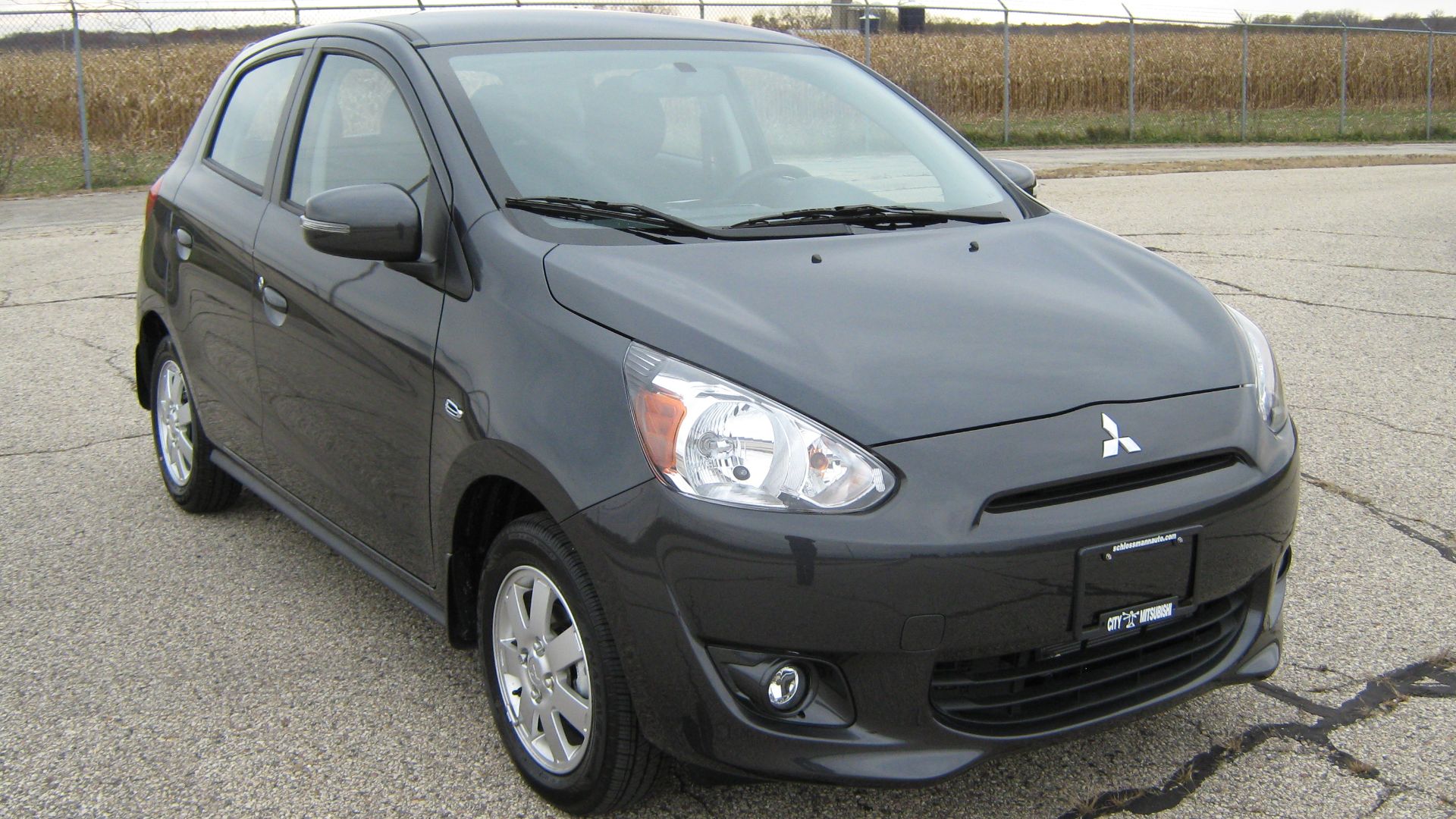 File:2015 Mitsubishi Mirage ES -- NHTSA test 9030 - front.jpg