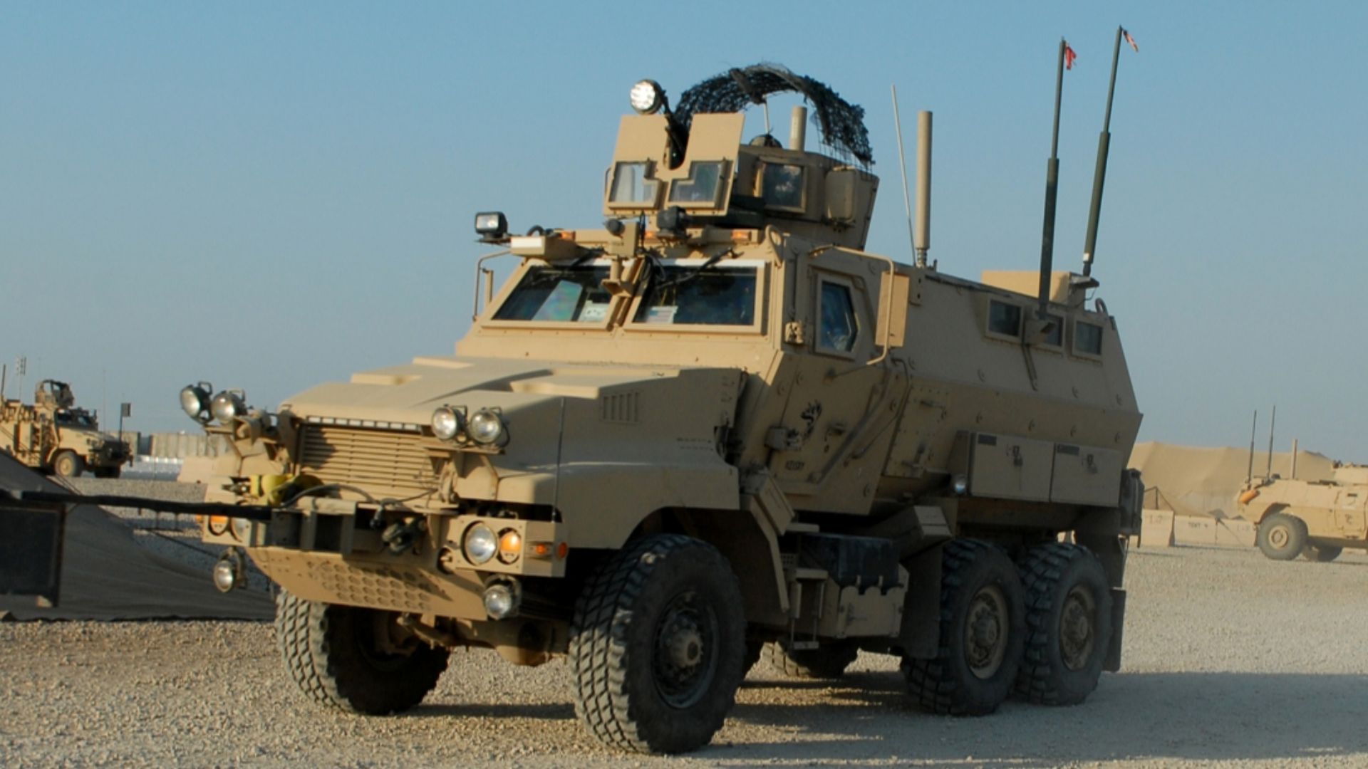 File:Caiman mine-resistant, ambush-protected vehicles in Iraq.jpg