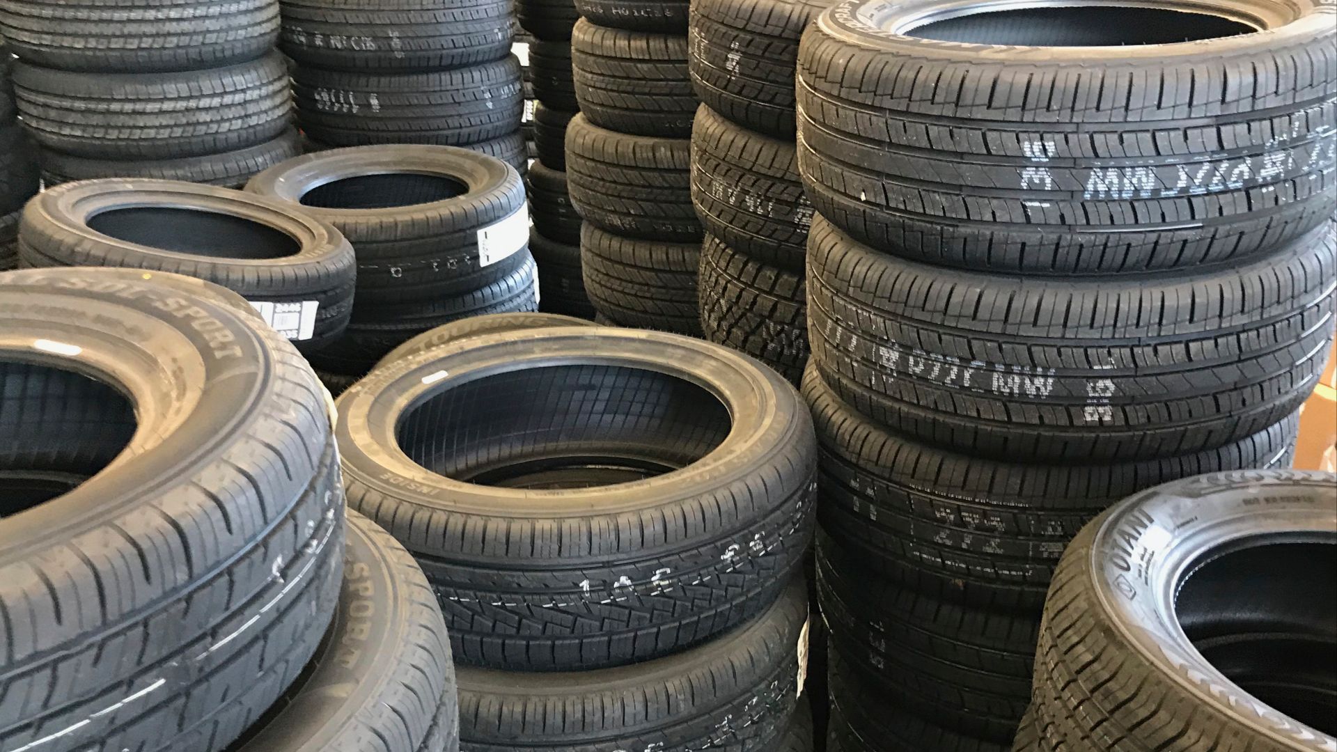 File:Assorted stacked automotive tires.jpg