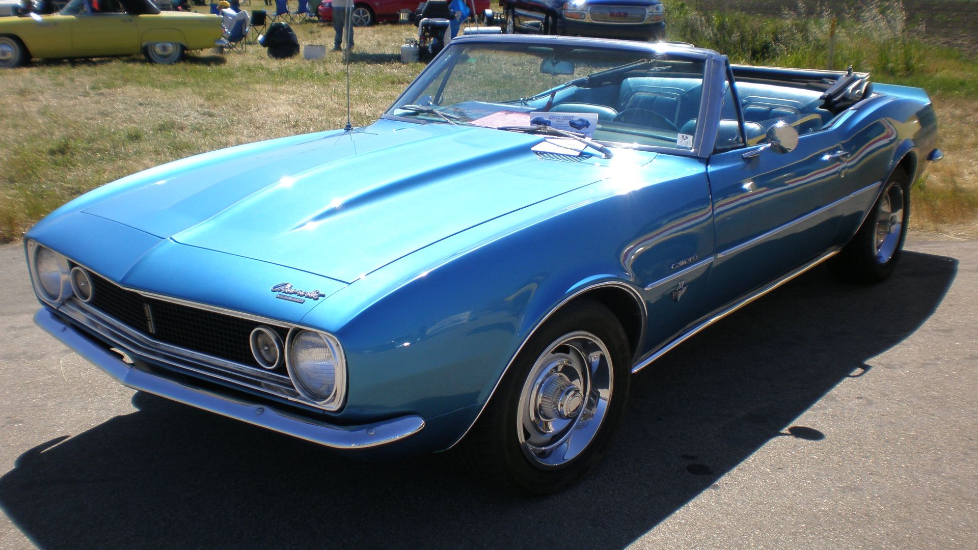 File:1967 blue Chevrolet Camaro convertible side.JPG