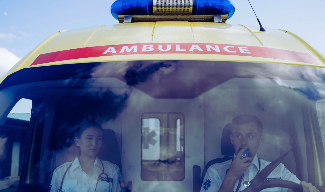  People Inside the Ambulance