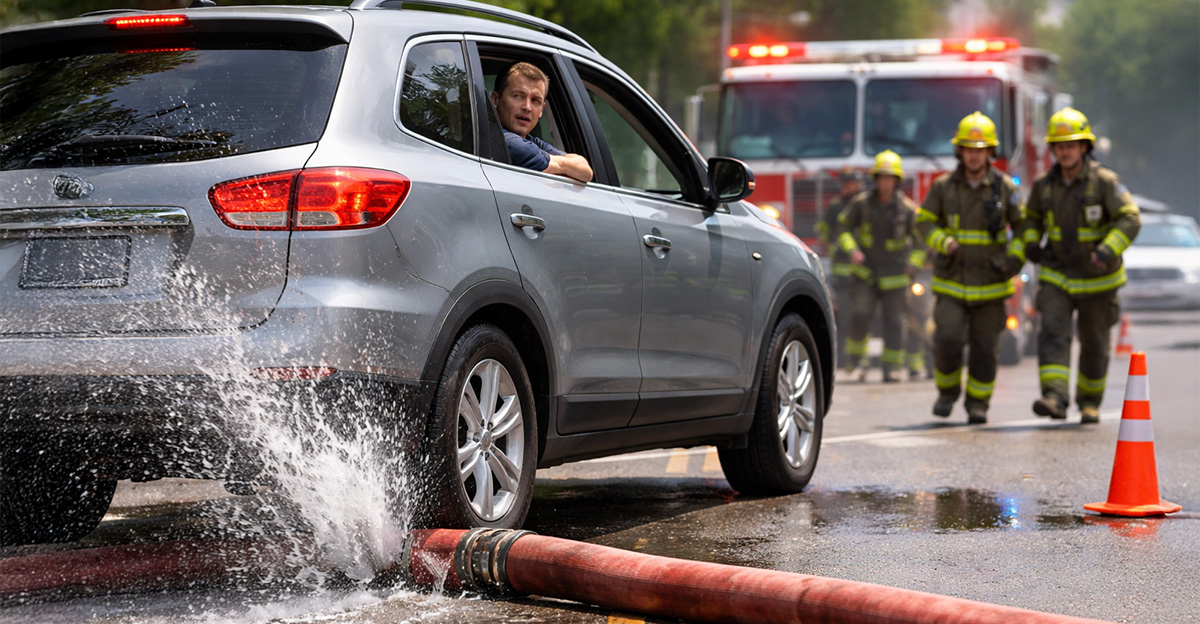 Rss Thumb - Drove Over Fire Hose