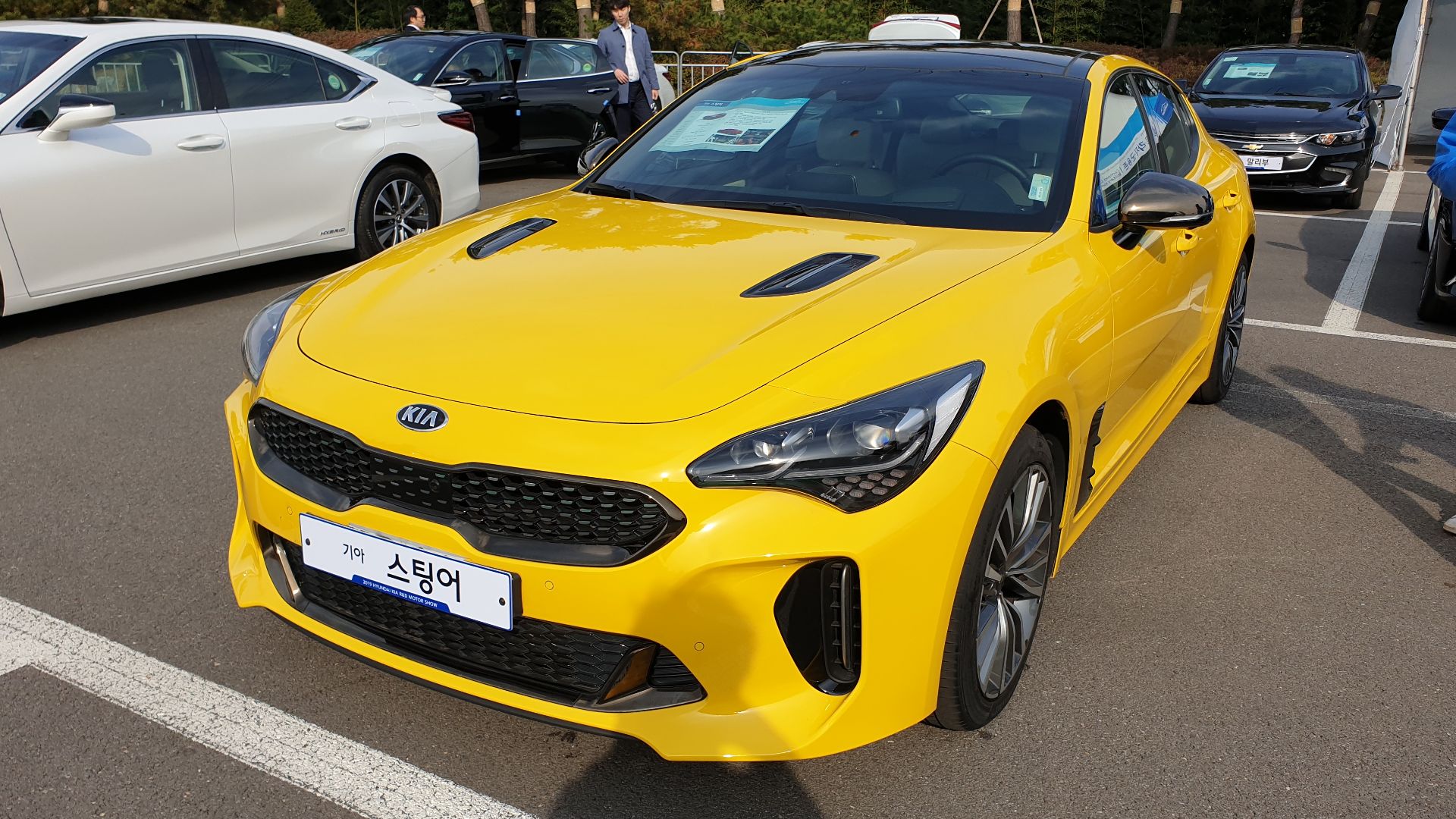 File:Kia Stinger GT in yellow 1.jpg