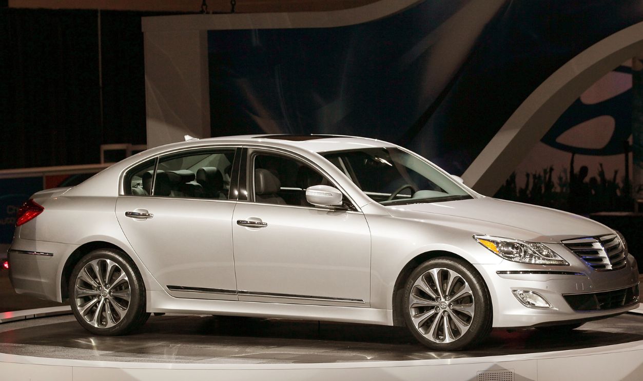 Hyundai introduces the Genesis R Spec 5.0 at the Chicago Auto Show on February 9, 2011 in Chicago, Illinois. The show opened for media previews today. It is open to the general public February 11.