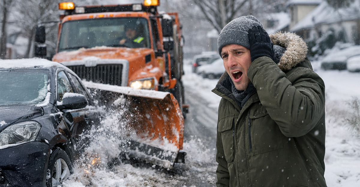 Rss Thumb - Car Hit By Snowplow
