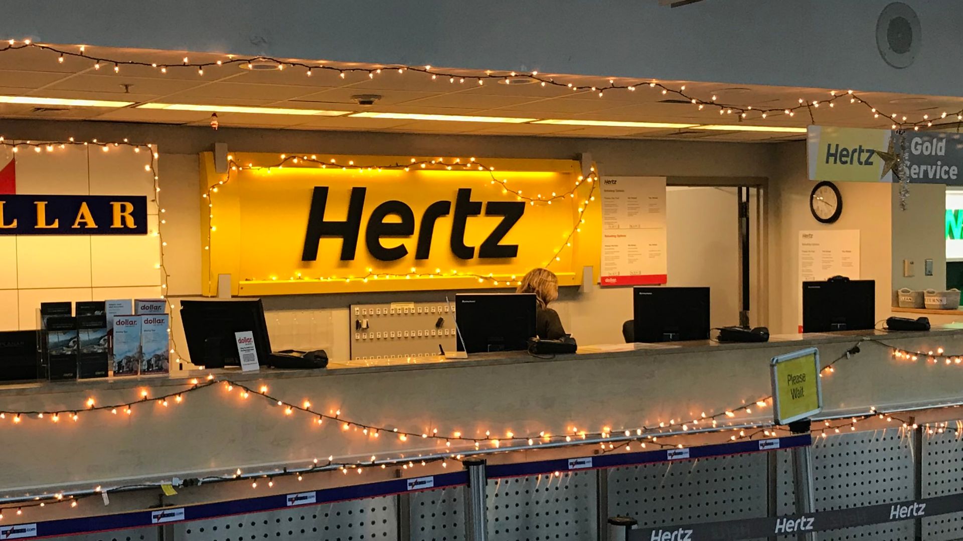 File:Hertz corporation airport counter Portland International Jetport PWM AutoRentals.jpg