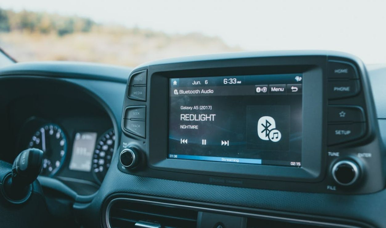 Radio in a car