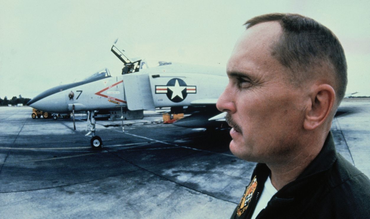 Gettyimages - 517326736, Robert Duvall in The Great Santini Academy Award nominee Robert Duvall plays a Marine pilot in The Great Santini.