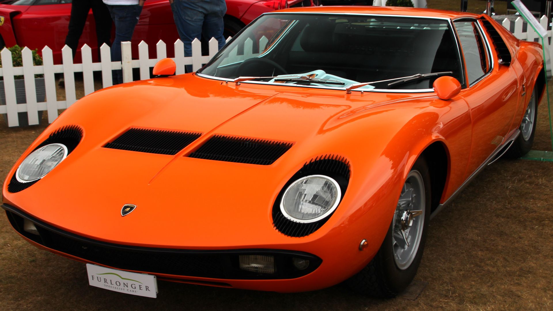 A Lamborghini Miura S taken at Salon Prive 2022.