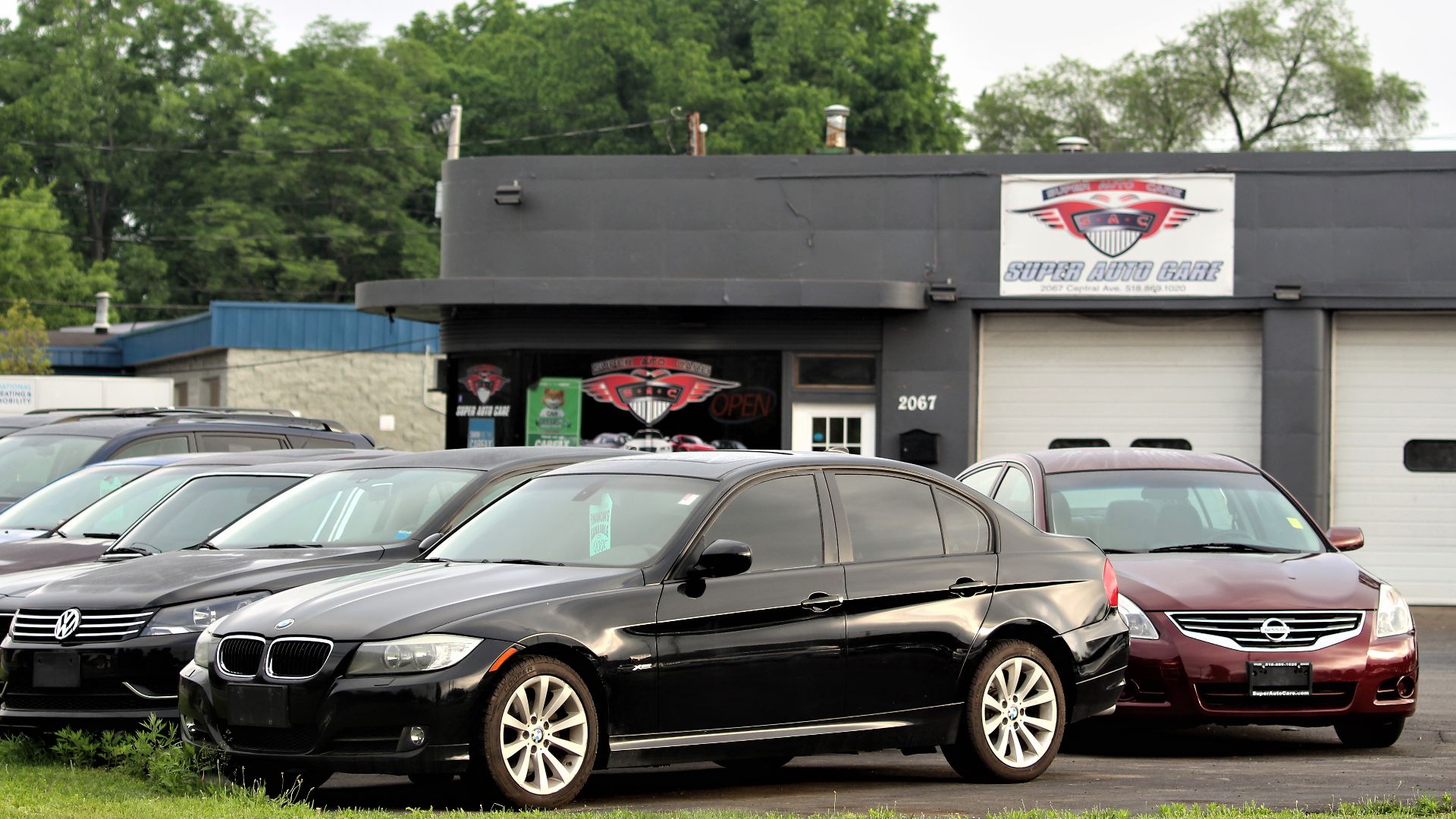 A used car dealer on Central Avenue in the town of Colonie, New York, June 13, 2021.