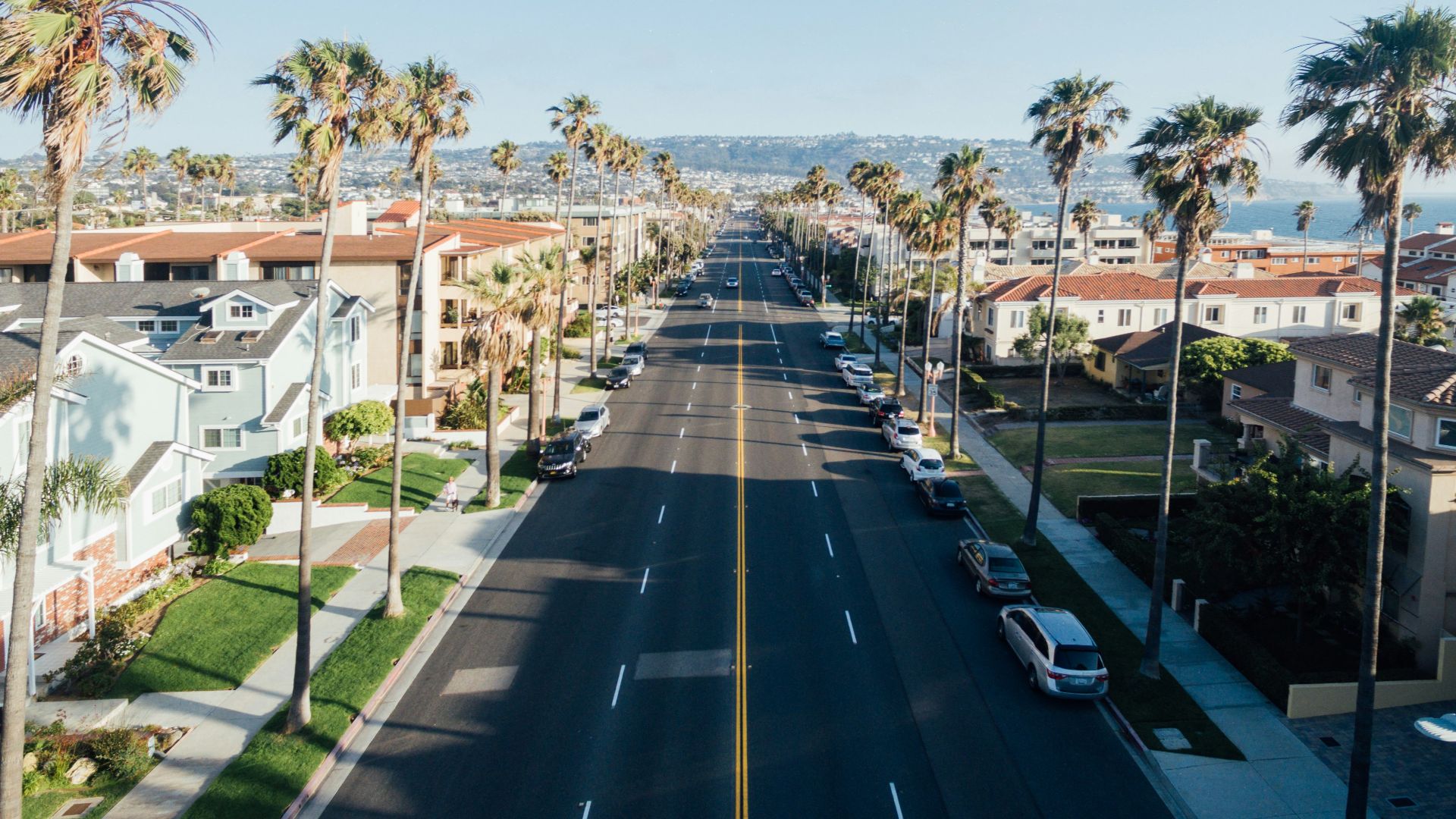 aerial photography of street