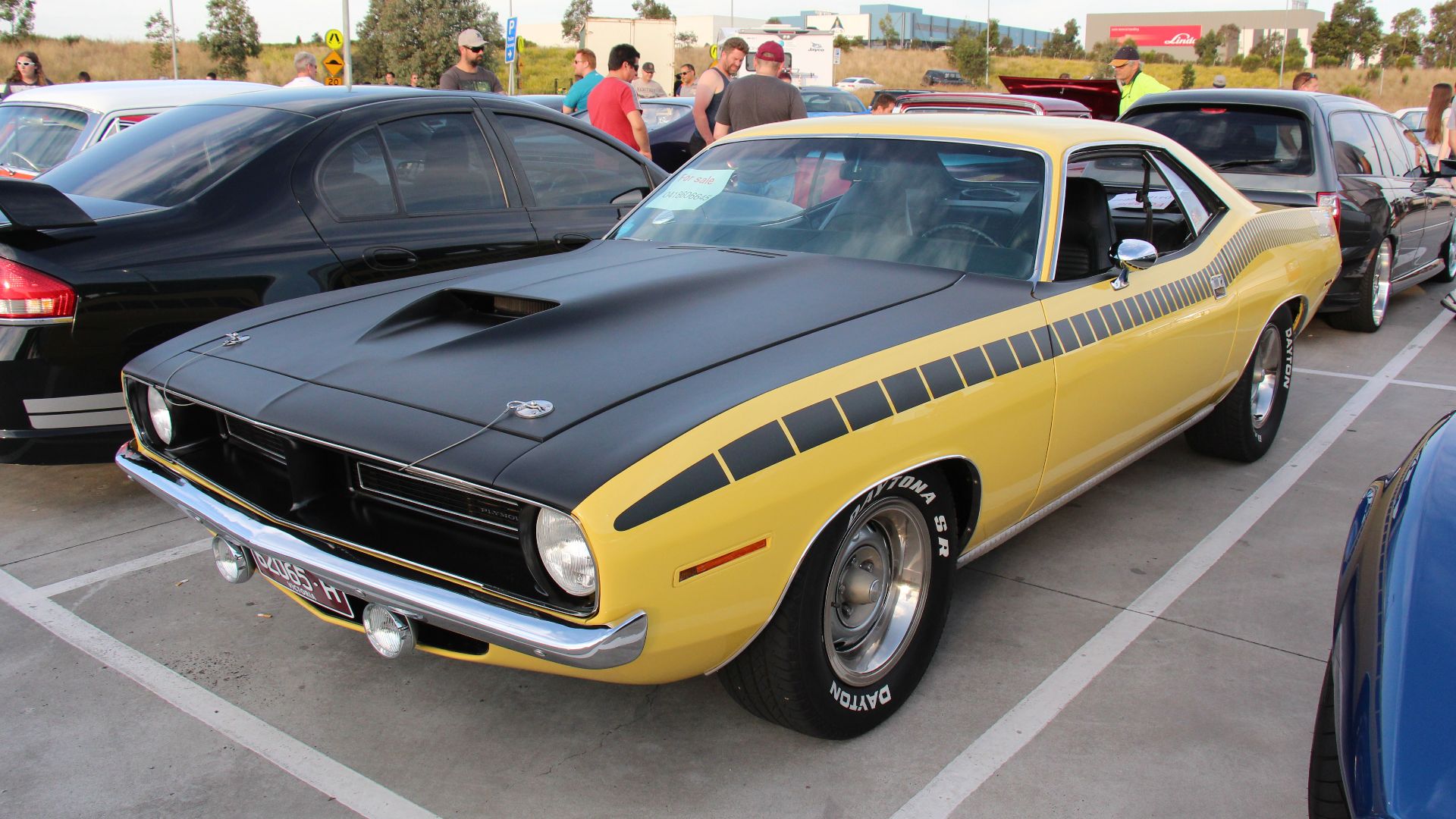 Top Banana.
Barracudas were built from 1964-74. The 2nd generation, the 1970–1974 E-body Barracuda, no longer Valiant-based, was available as a coupe and a convertible, both of which were very different from the previous models. Sharing this platform was