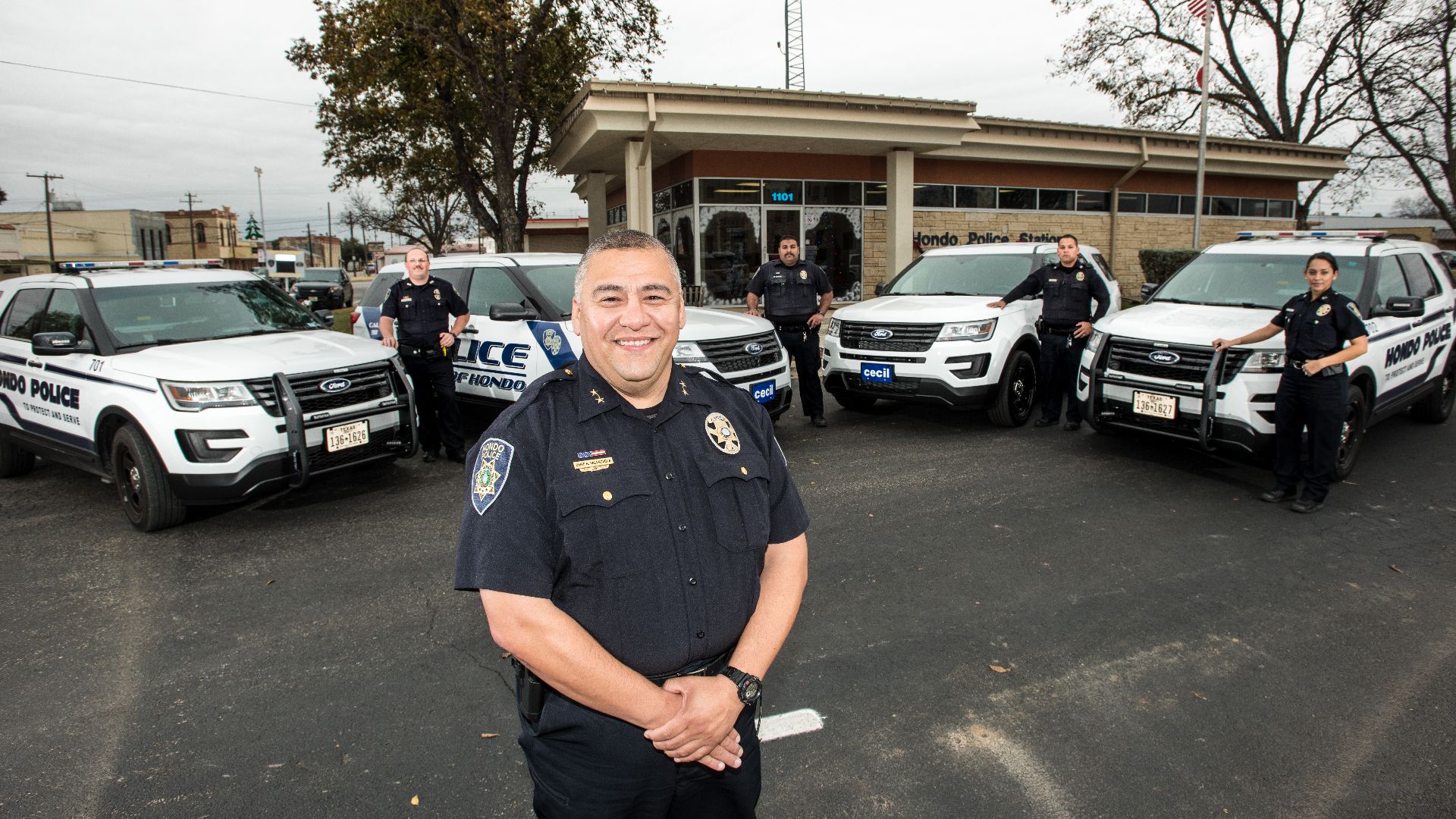 A U.S. Department of Agriculture (USDA) Rural Development (RD) Community Facility Grant of $45,500 providing the City of Hondo the ability to purchase two new Police Interceptor Utility (PIU) vehicles for Police Chief Captain Brian Valenzuela and fellow o