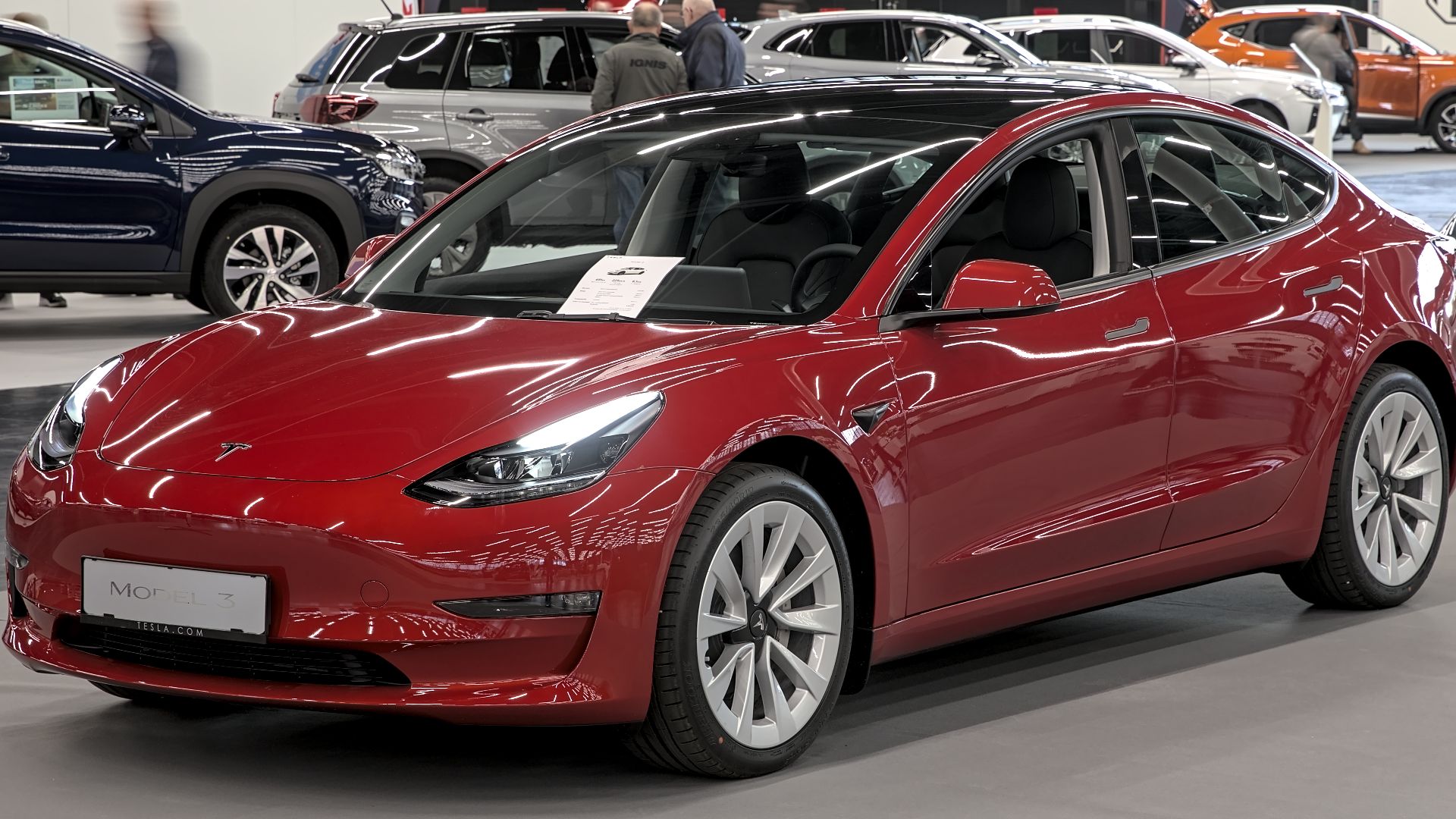 Tesla Model 3 at Automesse Salzburg 2023