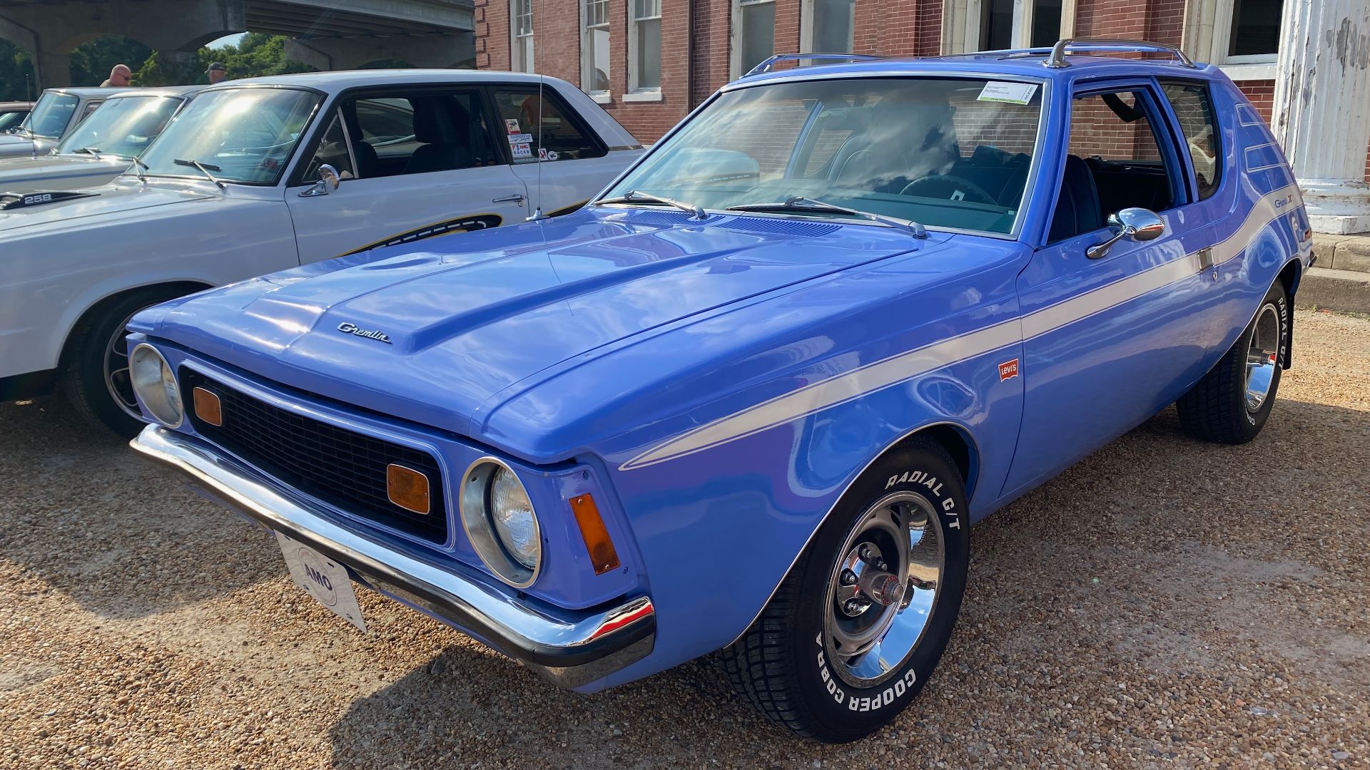1973 AMC Gremlin, a sub-compact car built by American Motors Corporation. It has the popular