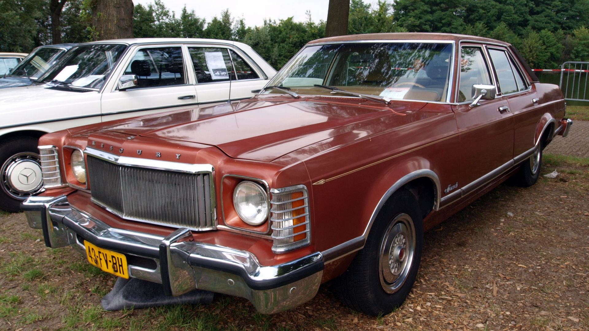 1975 Mercury Monarch Ghia, photographed at the 2010 Autotron Classic car meeting, Rosmalen, The Netherlands.