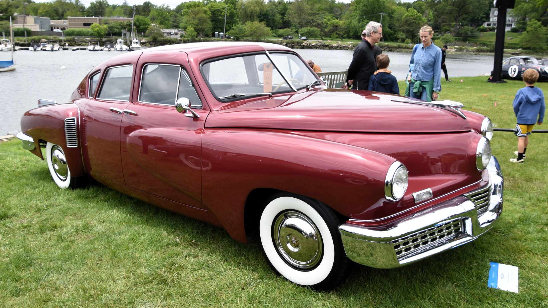 Chassis #1051 was not completed at the Tucker factory, so it is not technically considered one of the original 51 cars. #1051 was purchased at the factory auction in an incomplete state, and was finished in the late 1980s using leftover Tucker parts and f