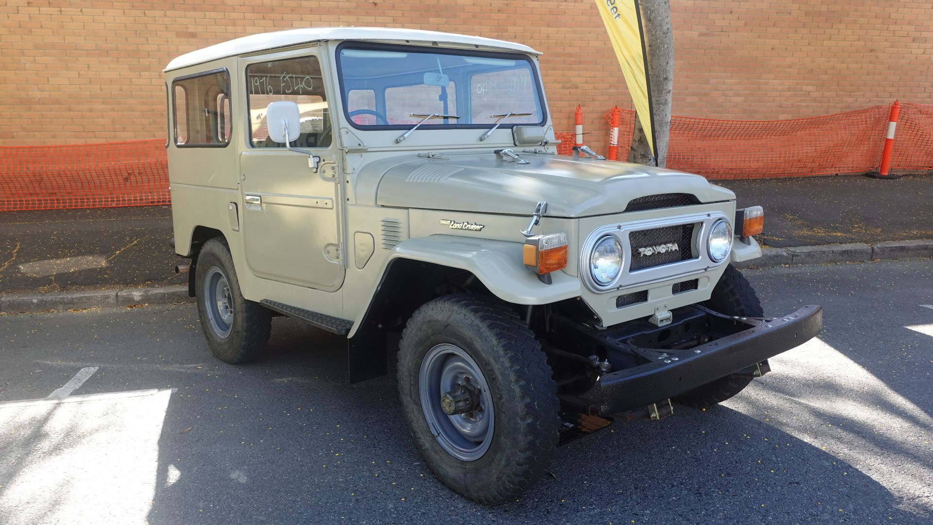 Toyota Land Cruiser (FJ40) pictured at the RACQ MotorFest 2023 event in Brisbane, Australia back on June 18th, 2023.