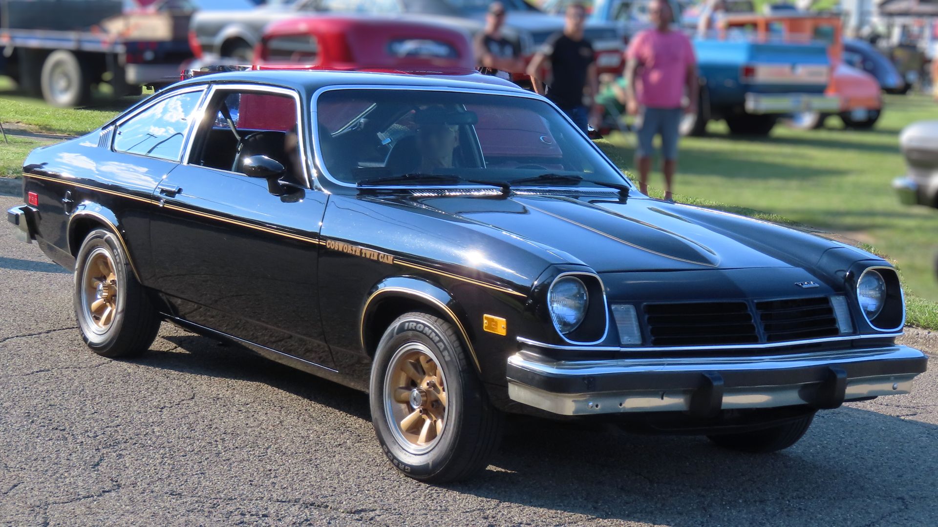 1975 Chevrolet Vega Cosworth photographed at the June 24th, 2024 Cruisin' the River Lowellville car show in Lowellville, Ohio