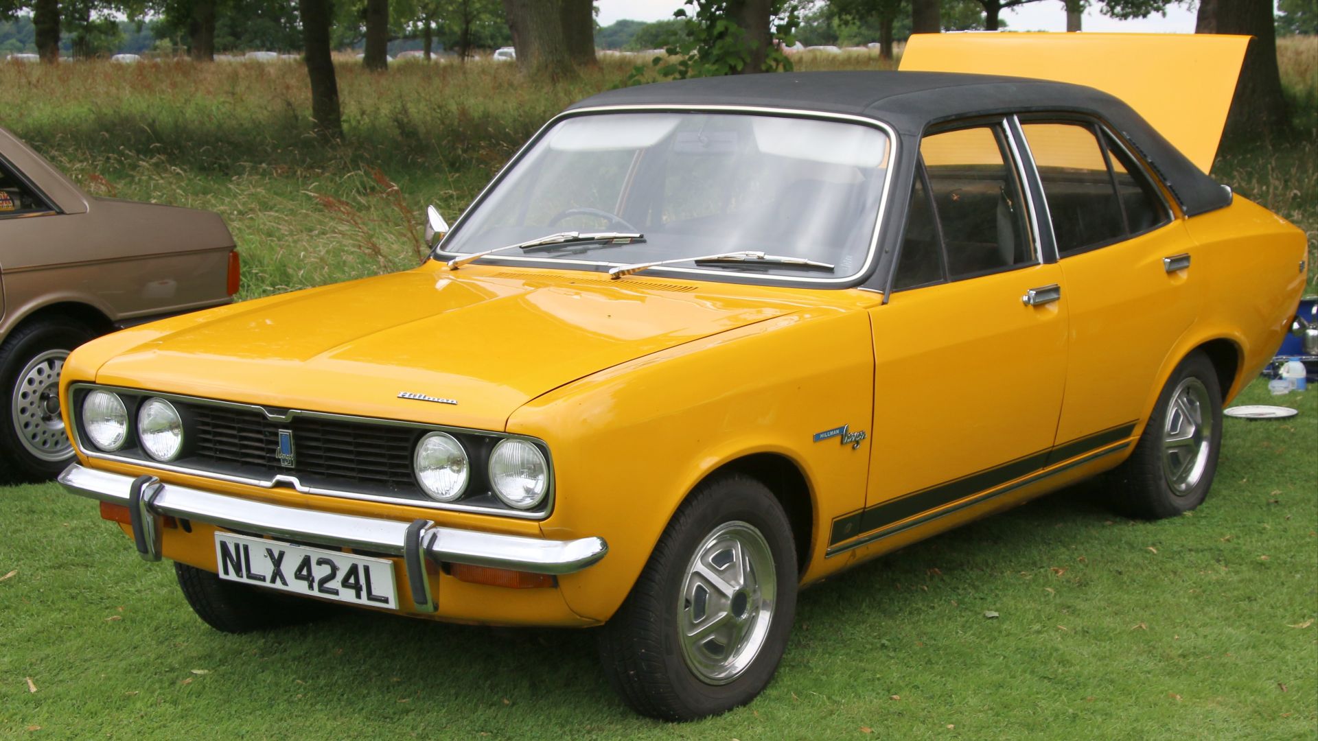 1972 Hillman Avenger 1500 in the Festival of the Unexceptional at Grimsthorpe Castle, Lincolnshire, 30 July 2021