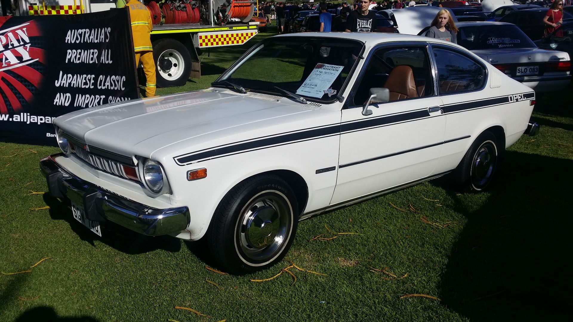 I couldn't believe my eyes when I saw this!! I knew they existed, but I never thought I'd ever see one, let alone seeing one here! 
As we all know, these were a rebadged Isuzu Gemini, built in Japan and sold in the US as the Buick Opel, in sedan and coupe