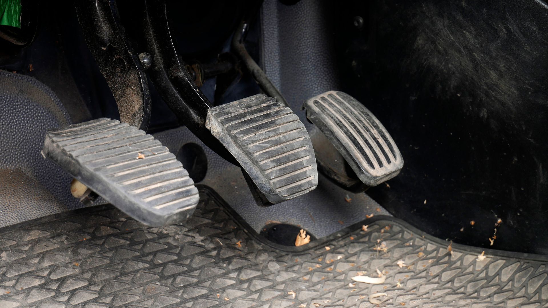 Car pedals.