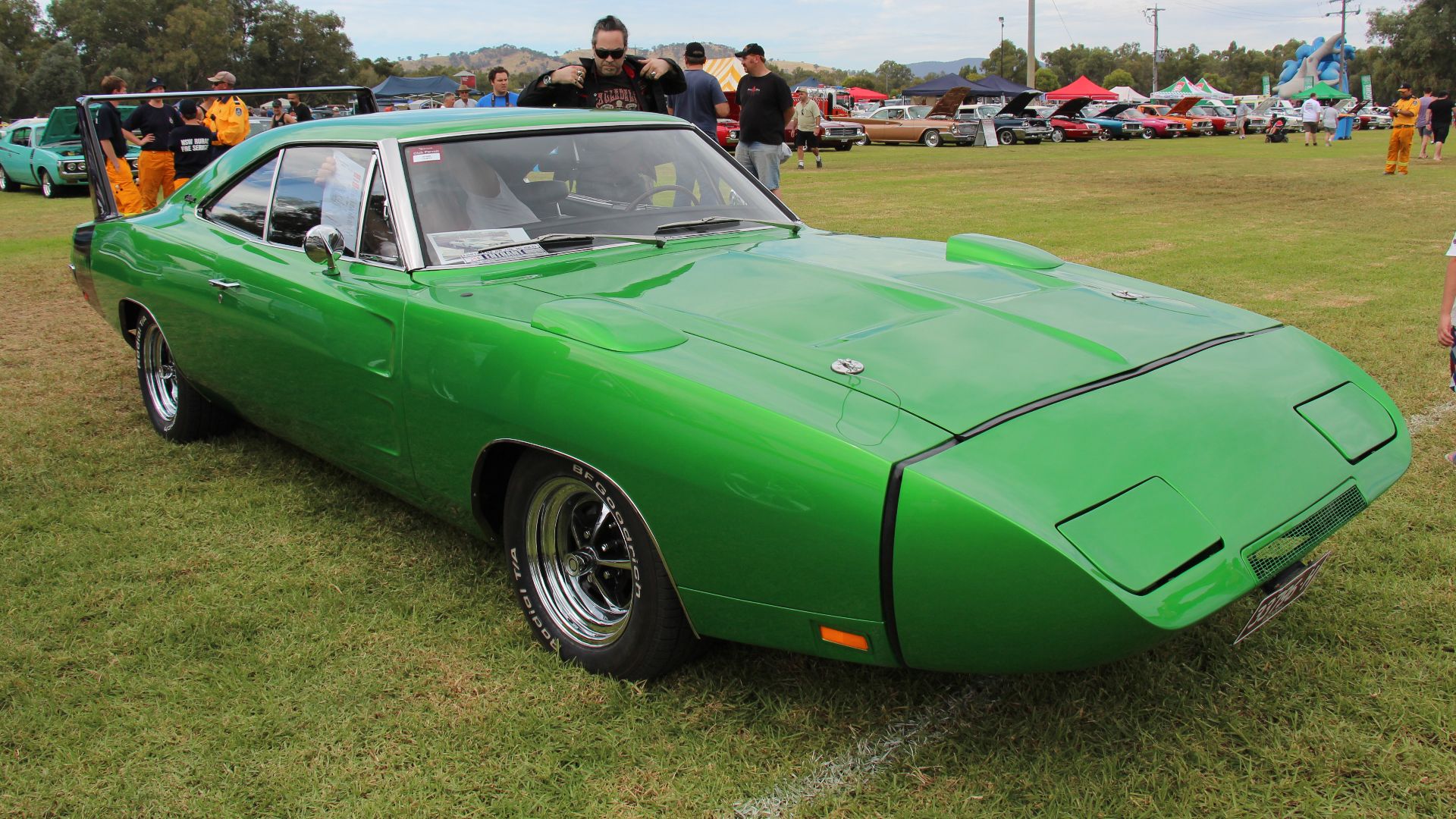 The Daytona was a high-performance, limited-edition version of the Dodge Charger produced in the summer of 1969 for the sole purpose of winning high profile NASCAR races.
The Dodge Daytona featured special body modifications that included a 23-inch-tall