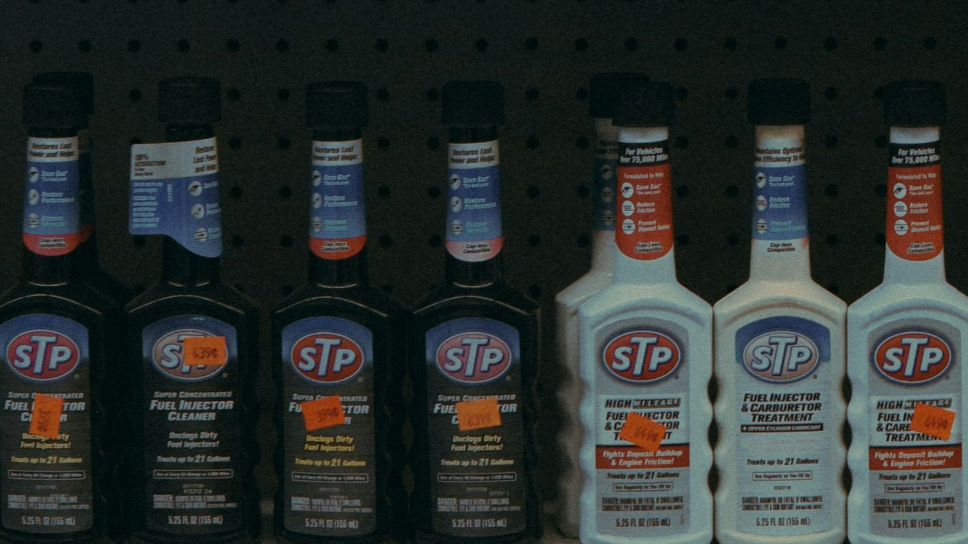 a display in a store filled with lots of bottles