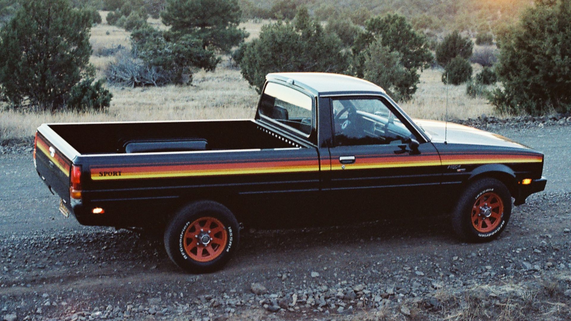 This is a vintage photo of my 1979 Plymouth Arrow truck when it was new. Made by Mitsubishi Motors and sold by the Chrysler Corporation under the Plymouth marque from 1979 thru 1982.
