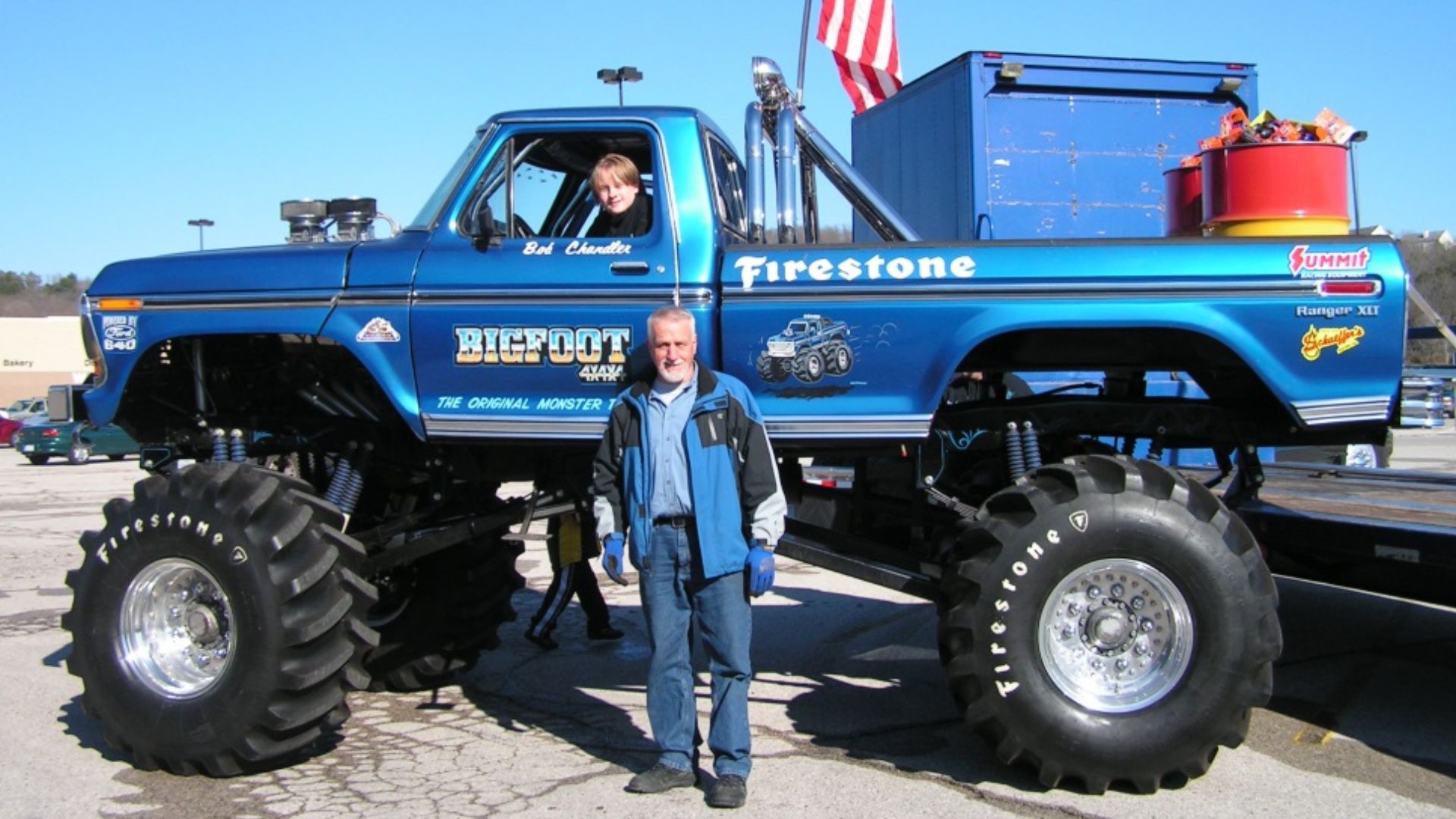 Bigfoot #1, with Jim Kramer.