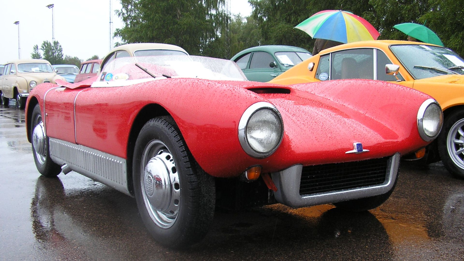 The only privatley owned mk1 SAAB Sonett in Sweden. Photographed at the International SAAB Club Meeting 2006.