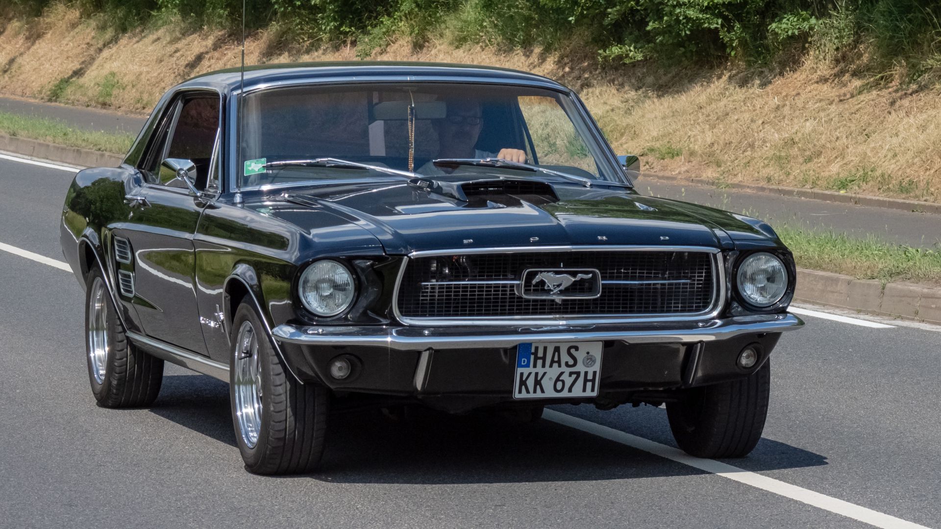 Ford Mustang BJ.1967 at the Oldtimertreffen Ebern
