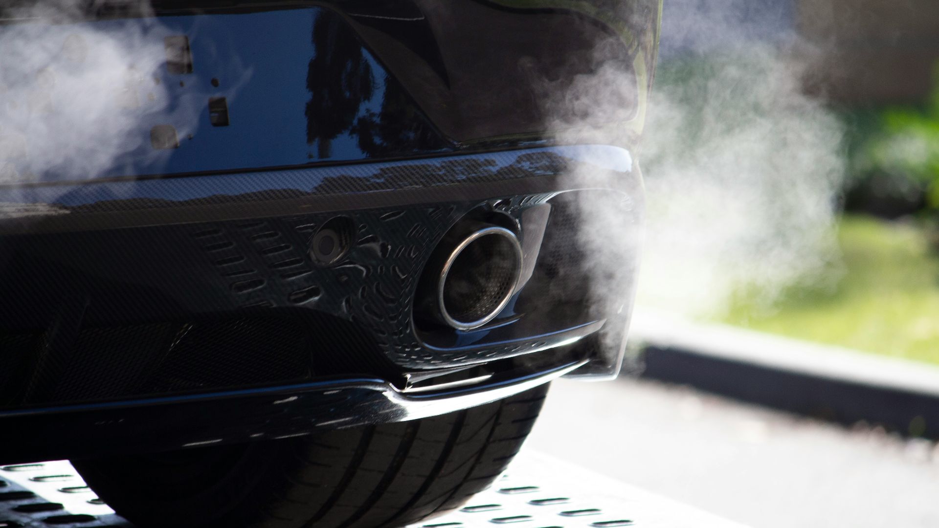 black vehicle