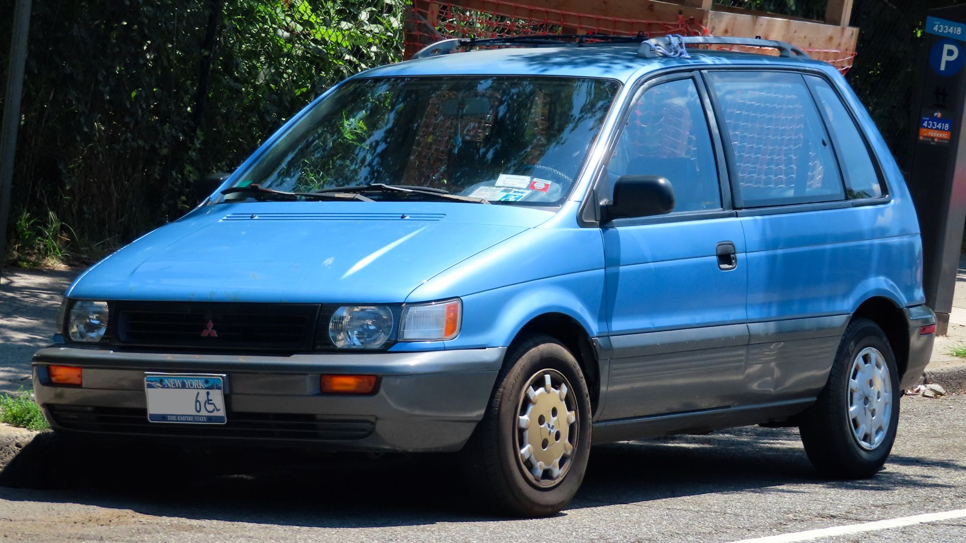 A 1992 Mitsubishi Expo LRV Sport photographed in Flushing, Queens, New York, USA