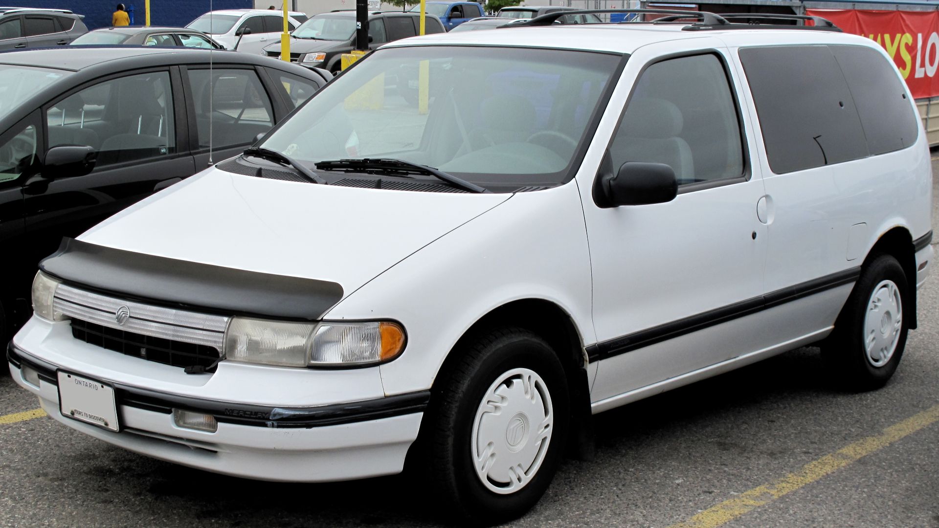 1993 Mercury Villager GS photographed in Sault Ste. Marie, Ontario, Canada.