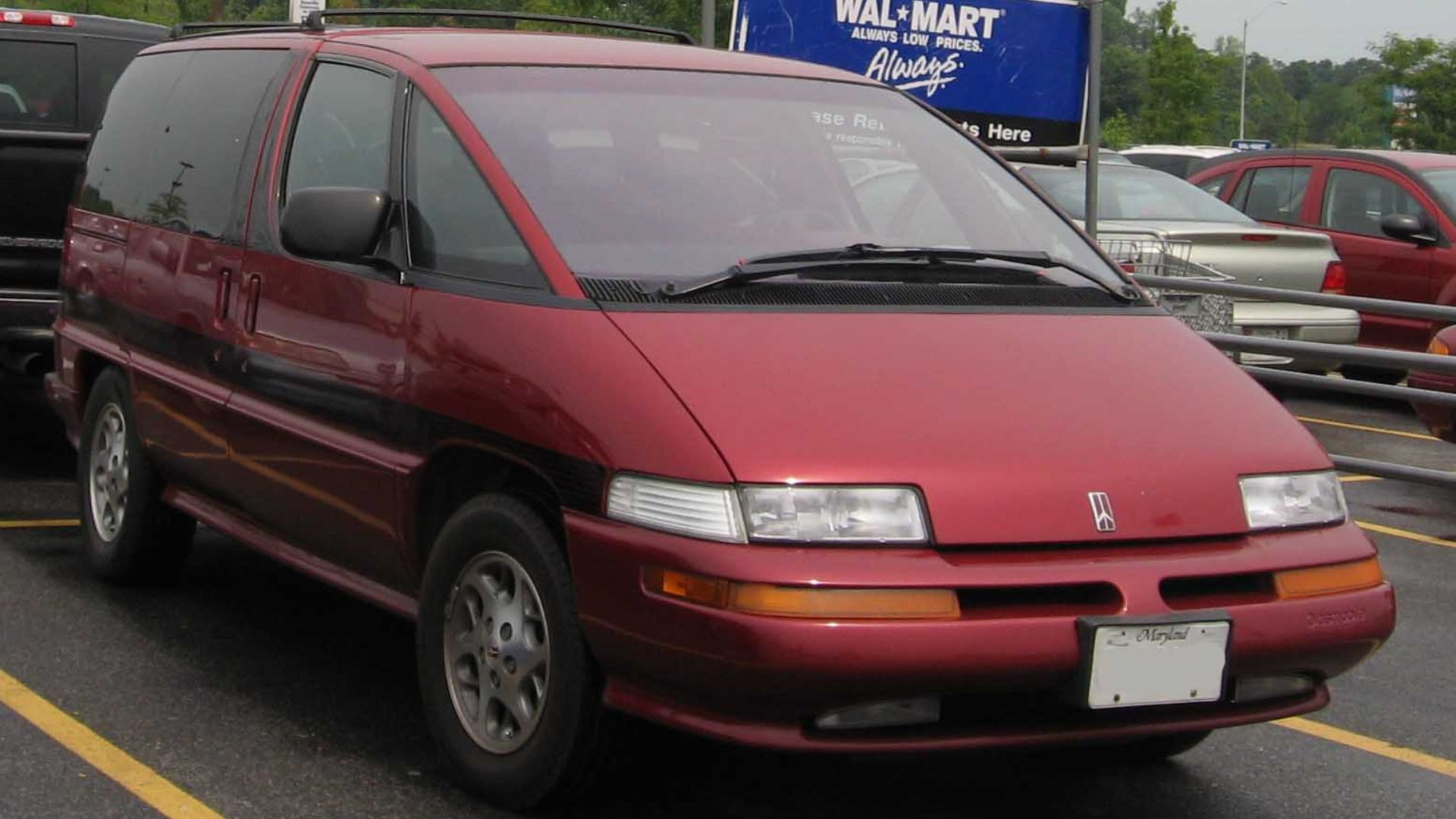 1993-1996 Oldsmobile Silhouette photographed in USA.