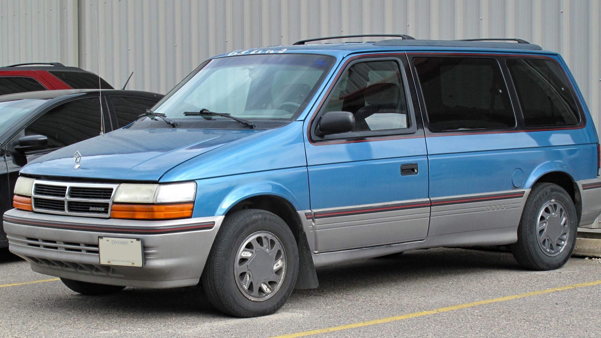 1992 Dodge Caravan LE photographed in Sault Ste. Marie, Ontario, Canada.