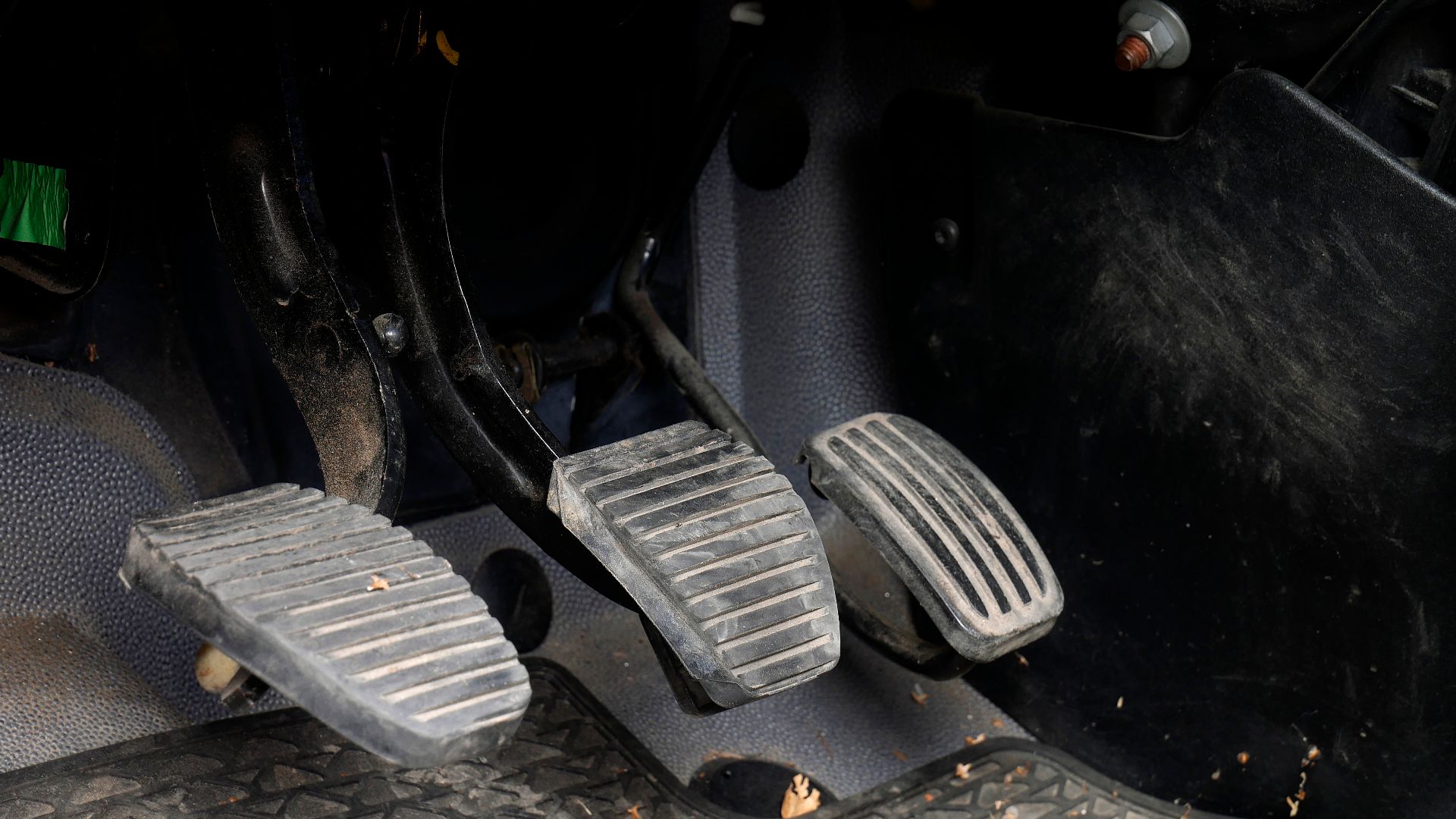 Car pedals.