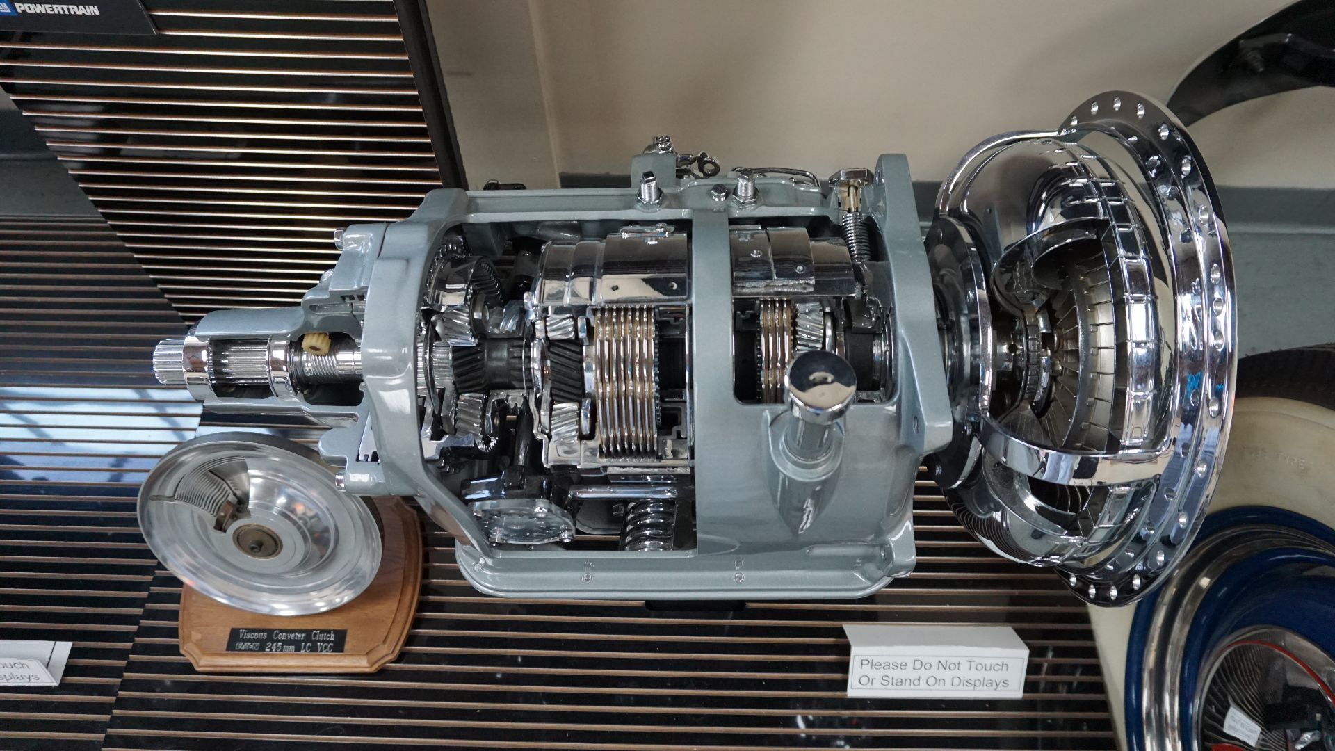 A 1939-56 Hydra-Matic Drive transmission at the Ypsilanti Automotive Heritage Museum in Ypsilanti, Michigan (United States).