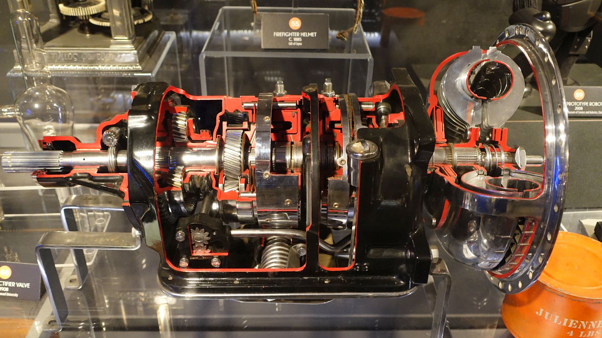 Exhibit in the Museum of Science and Industry, Chicago, Illinois, USA. Photography was permitted in the museum without restriction.