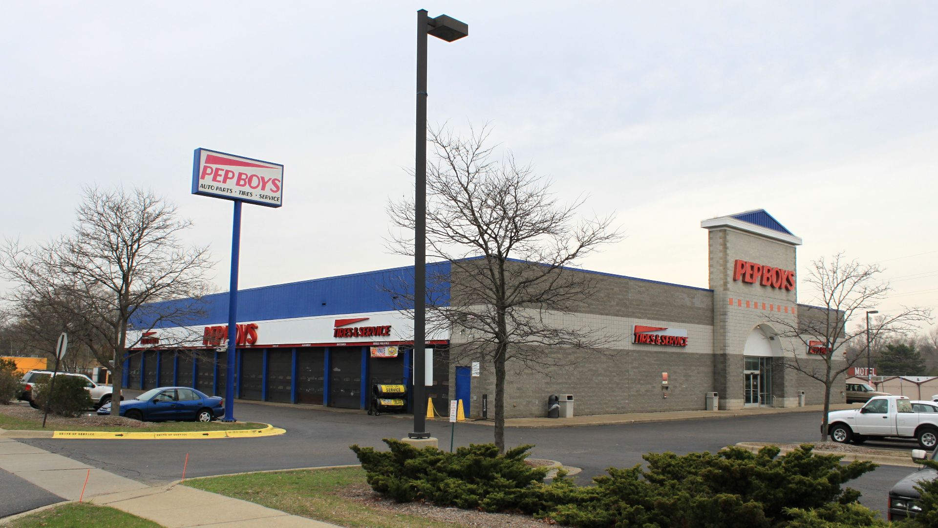 Pep Boys store, 28210 8 Mile Road, Farmington Hills, Michigan