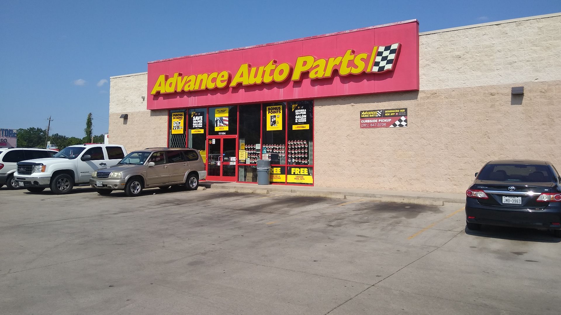 Advance Auto Parts Store 8551: 11104 Airline Drive, Houston, TX, 77037