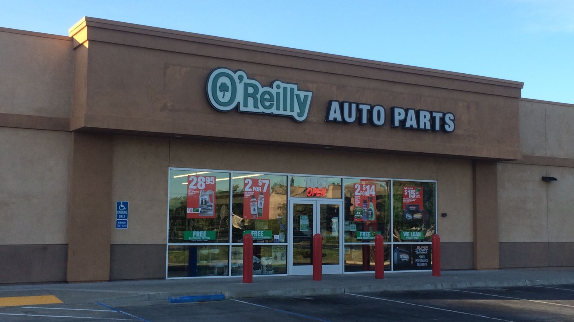 An O'Reilly Auto Parts location in Ripon, California