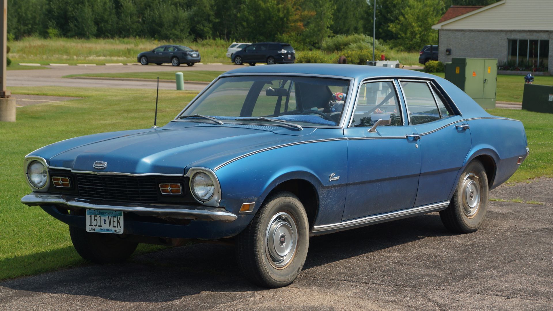 1971 Mercury Comet four-door sedan, front view